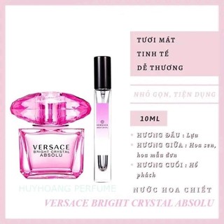 Nước hoa nữ Versace Bright Crystal EDT Bright Crystal Absolute 10ML
