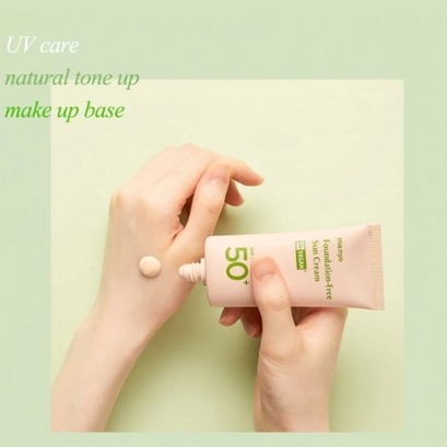 Kem chống nắng nâng tông che khuyết điểm Manyo Foundation-Free Sun Cream 50ml MA:NYO
