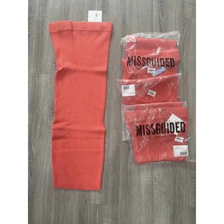CV07 Chân váy len đỏ Missguided