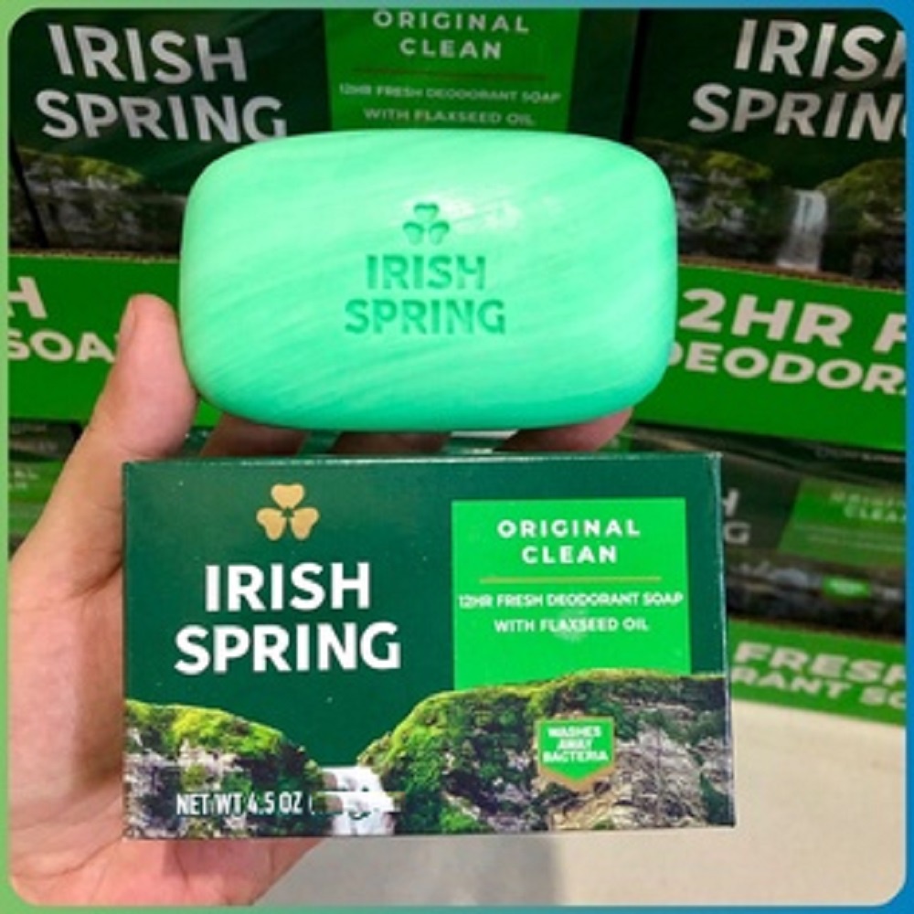 Xà bông cục 104.8g Irish Sping, Với uxu.vn Tất Cả Là Chính Hãng.