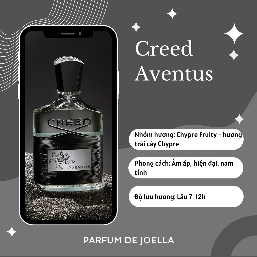 [CHÍNH HÃNG] Nước Hoa Nam Creed Aventus for Men EDP 100ml Fullseal