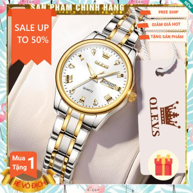Đồng hồ nữ Đeo Tay OLEVS 5563 Chống Thấm Nước Bằng dây đeo Thép Không Gỉ Thời Trang
