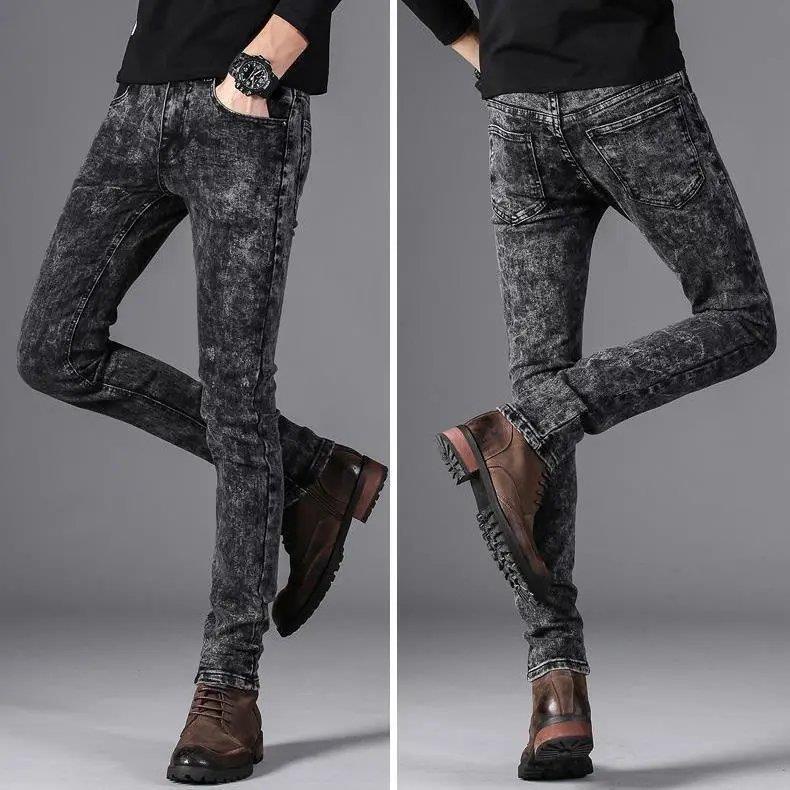 Quần Jean Cotton 100 Túi Co Giãn Ôm Dáng Thời Trang Mùa Hè Chất Lượng Cao Cho Nam