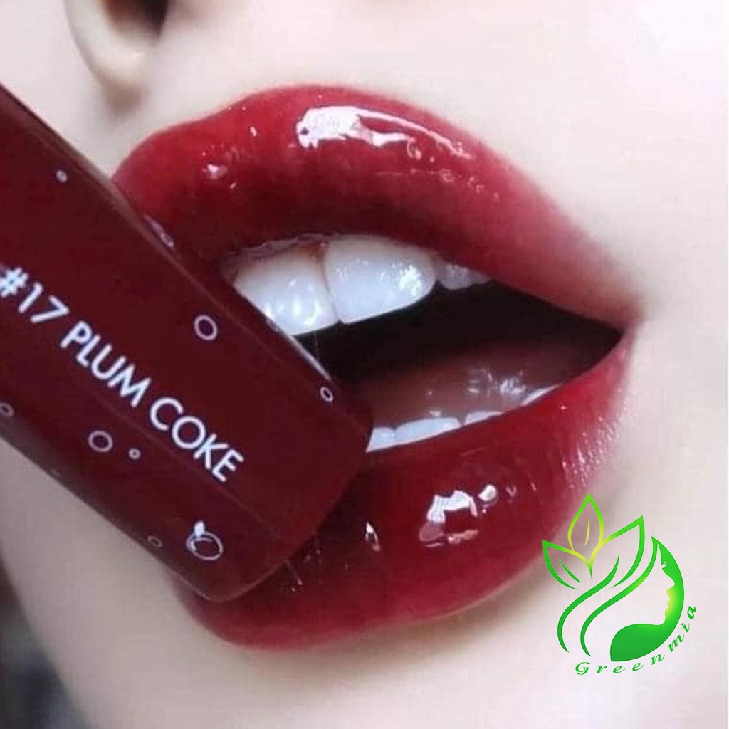 Son Romand Bóng Juicy Lasting Tint Màu 17 Plum Coke Đỏ Mận 5 ML