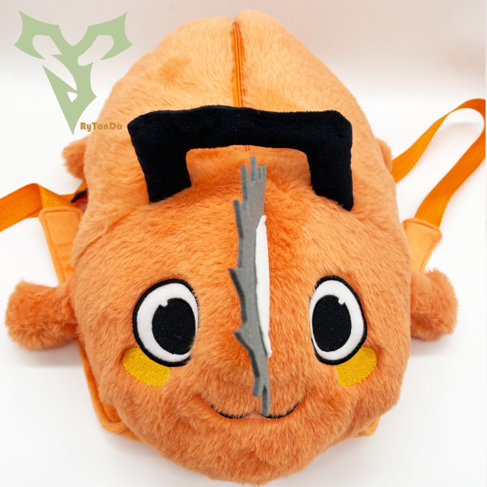 &lt;Chainsaw Man Pochita Name&gt; 40cm Ba Lô Nhồi Bông Hình Chú Chó Pochita  Đáng Yêu Pochita Plush toy bag