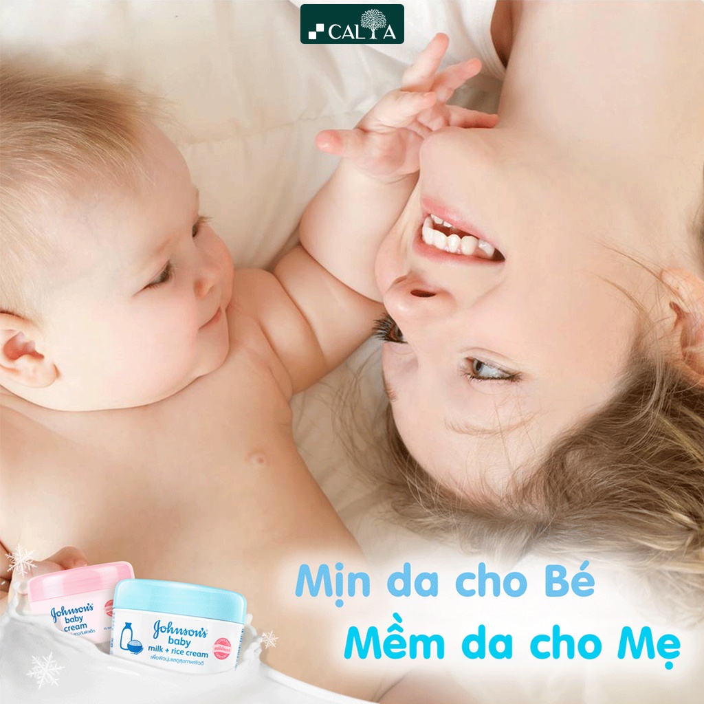 Kem Dưỡng Johnson's Baby Cho Em Bé, Dưỡng Ẩm Dịu Nhẹ, Chống Nẻ - Johnson's Baby Cream 50g