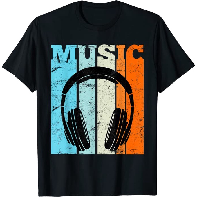 Áo thun Music Hiphop - Áo thun unisex tai nghe cực cool