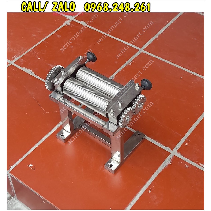 Máy cán khô mực, bò khô, trâu khô quay tay đa năng tại yên bái
