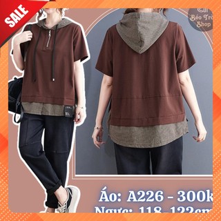 Áo thun đen đẹp có nón caro-  A225