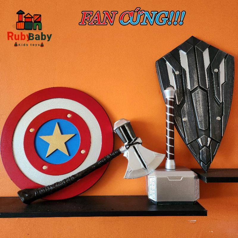 Khiên Captain America Infinity War hóa trang cosplay 1:1