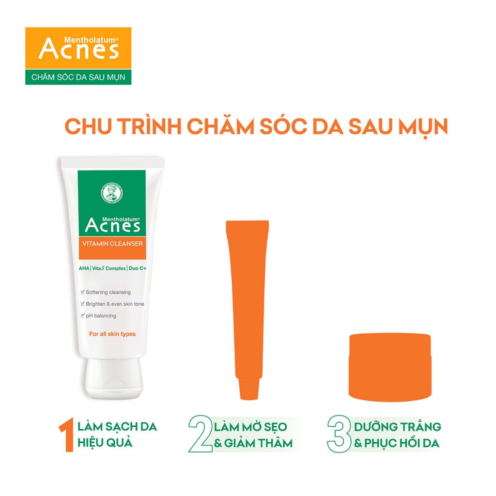 Sữa rửa mặt ACNES VITAMIN Sạch Da Mặt Hiệu Quả (100g)