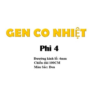 [ 1 Mét ] Gen co nhiệt 8mm, gen co nhiệt phi 8 ( Nhiều Cỡ )