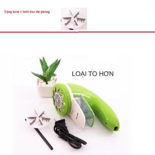 Máy cắt lông xù 6 lưỡi cho quần áo mịn như mới tặng thêm dao thay