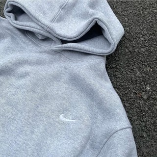 Hoodie xám logo