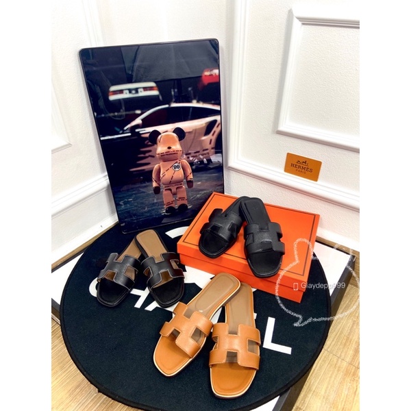 Dép Hesmes Loại 1 Quảng Châu Cao Cấp Full Box Tag Mác Màu Sắc Trung Tính Dễ Phối Đồ