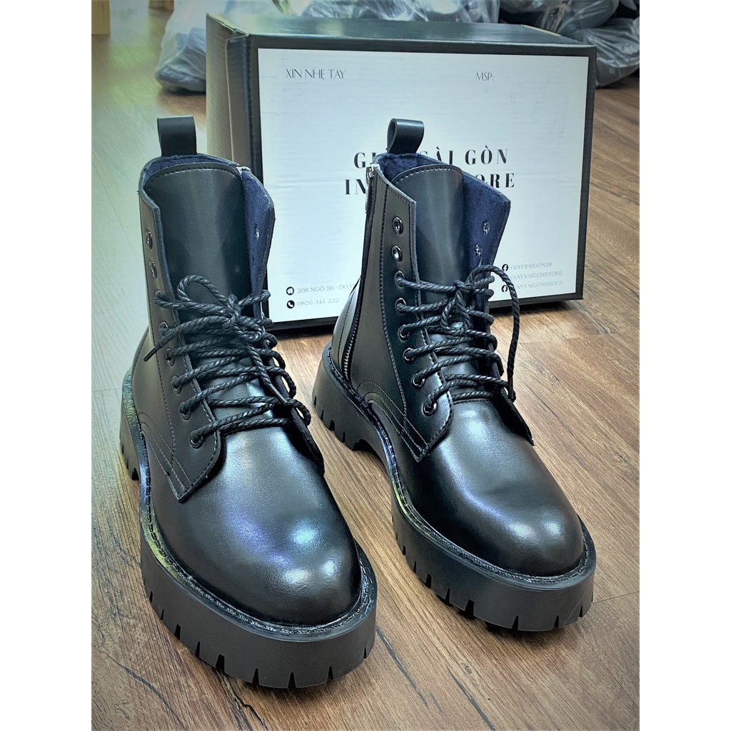 Giày Combat boots nam