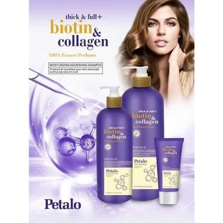 Dầu gội dầu xả biotin collagen petalo ý chống rụng tóc