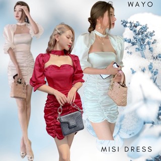[Misi Dress] Đầm WAYO nhún body dự tiệc dạo phố sang trọng