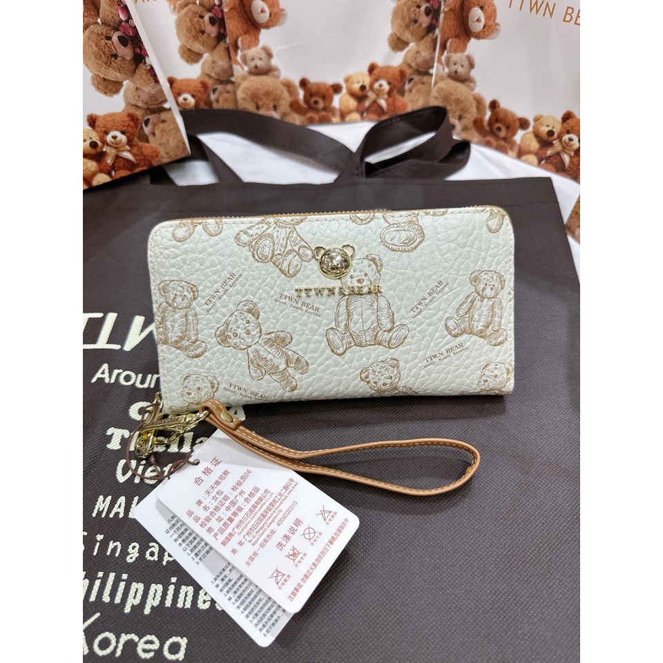 [HÀNG MỚI VỀ] VÍ DÀI KÈM DÂY DA NGẮN PHÙ HỢP ĐI HỌC ĐI CHƠI ĐI TIỆC - CHÍNH HÃNG TTWN BEAR - PICK TRỰC TIẾP STORE THÁ