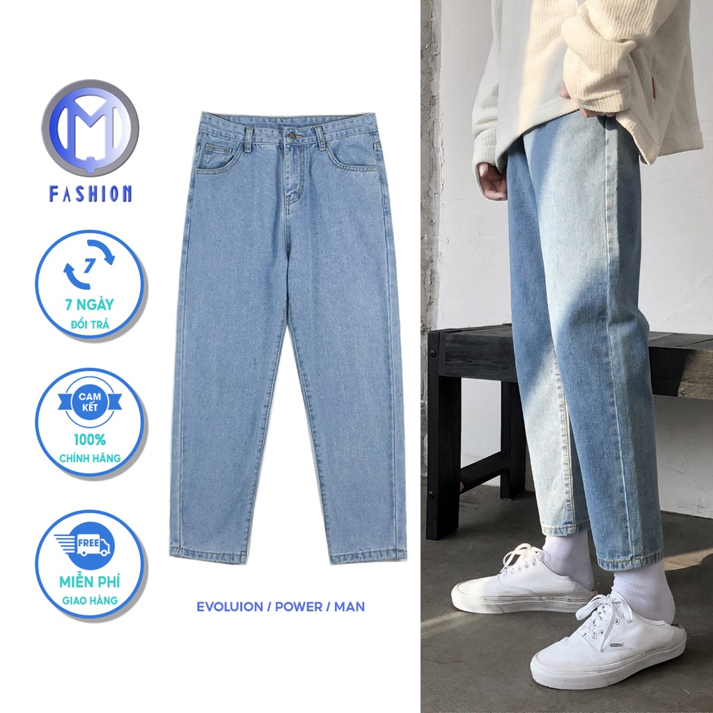 Quần baggy Nam ống rộng dáng suông cao cấp phong cách Hàn quốc M Fashion JN01