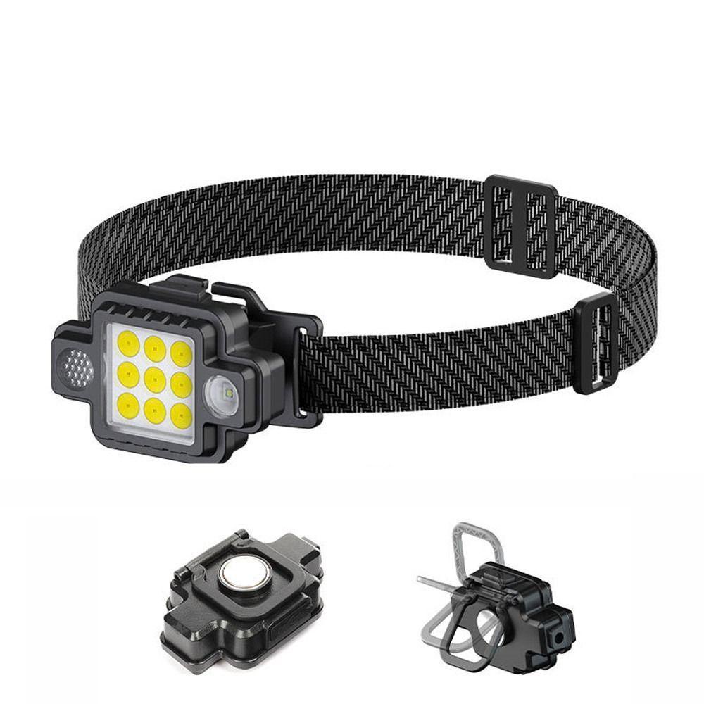 Đèn LED Đội Đầu Công Suất Cao Sạc Cổng USB Dùng Câu Cá Tiện Dụng