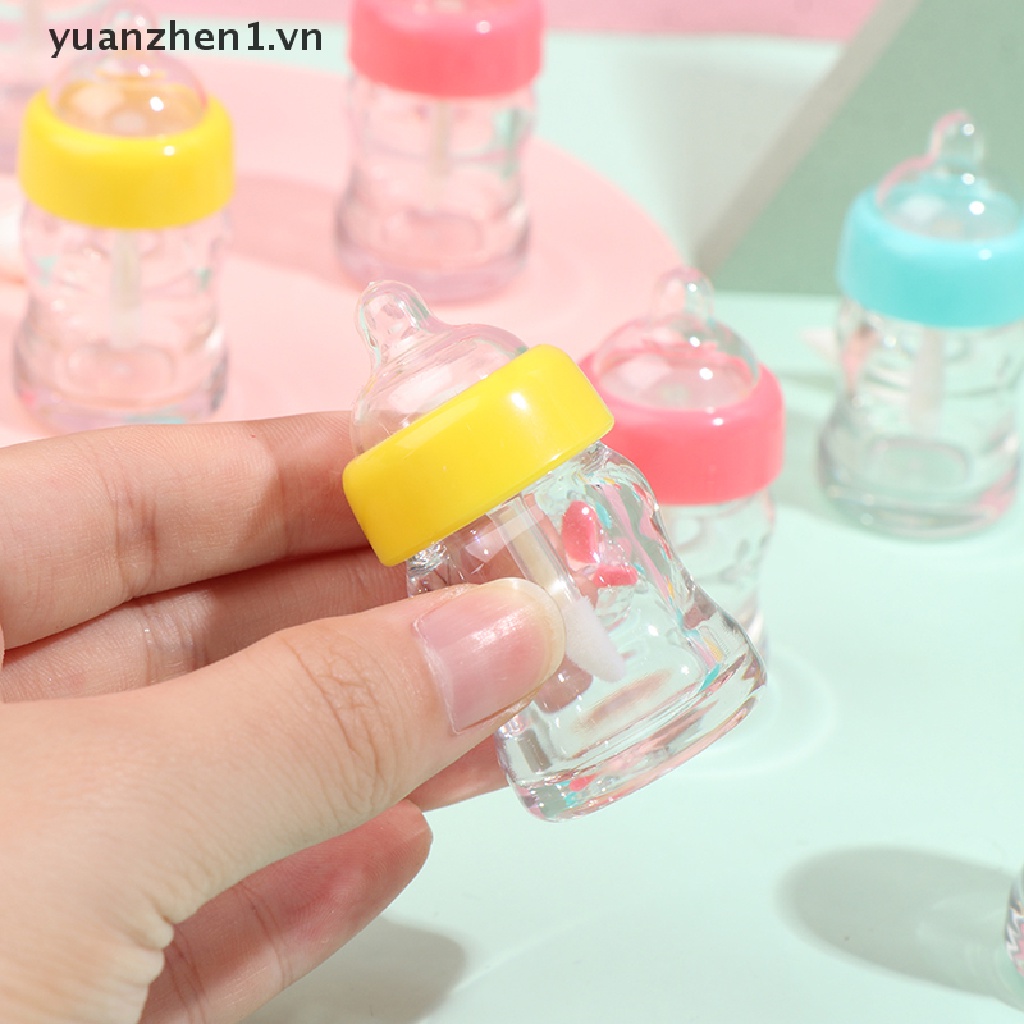 Set 5 Ống Rỗng Trong Suốt Đựng Son Môi Tiện Dụng