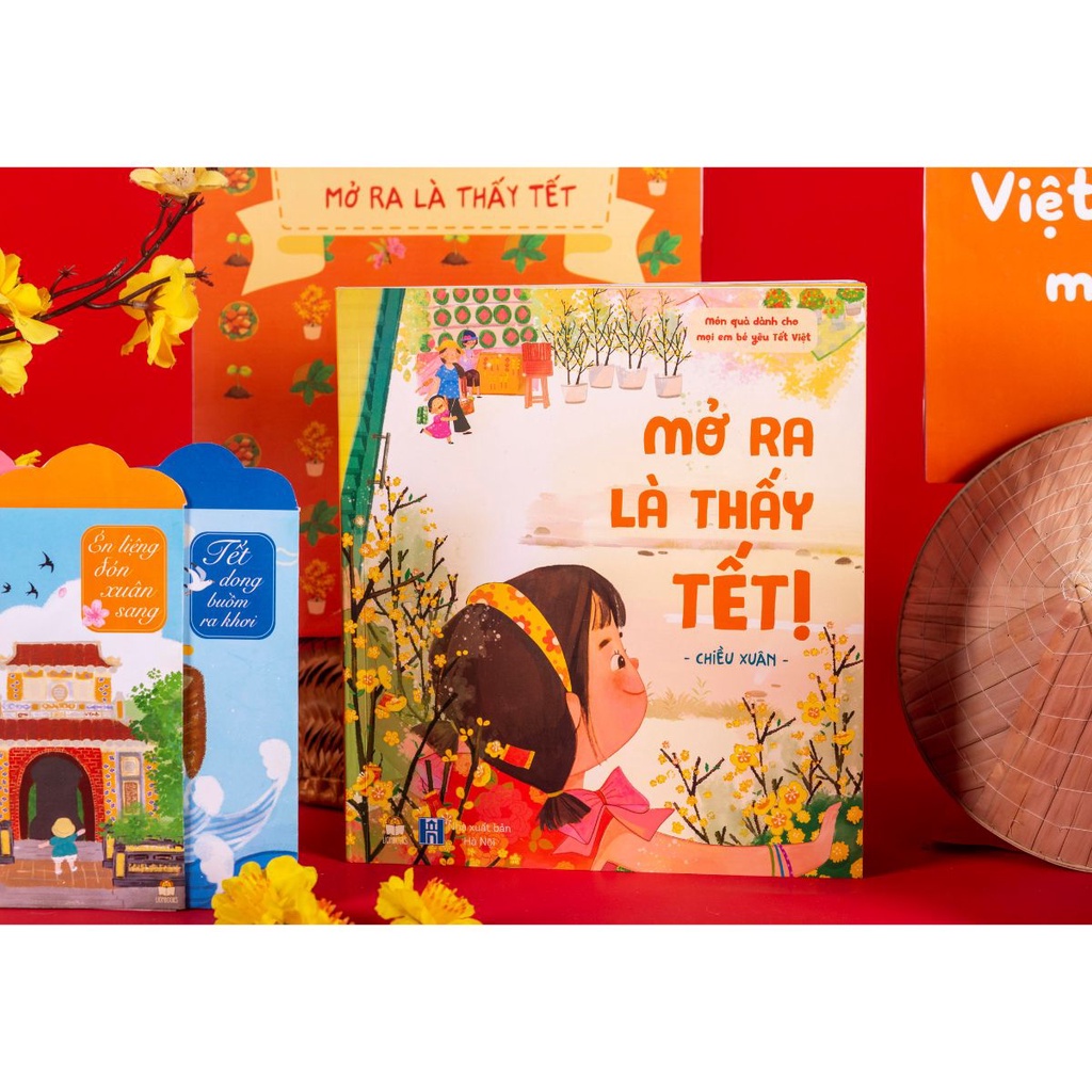 Sách - Mở ra là thấy Tết - Món quà dành cho mọi em bé yêu Tết Việt