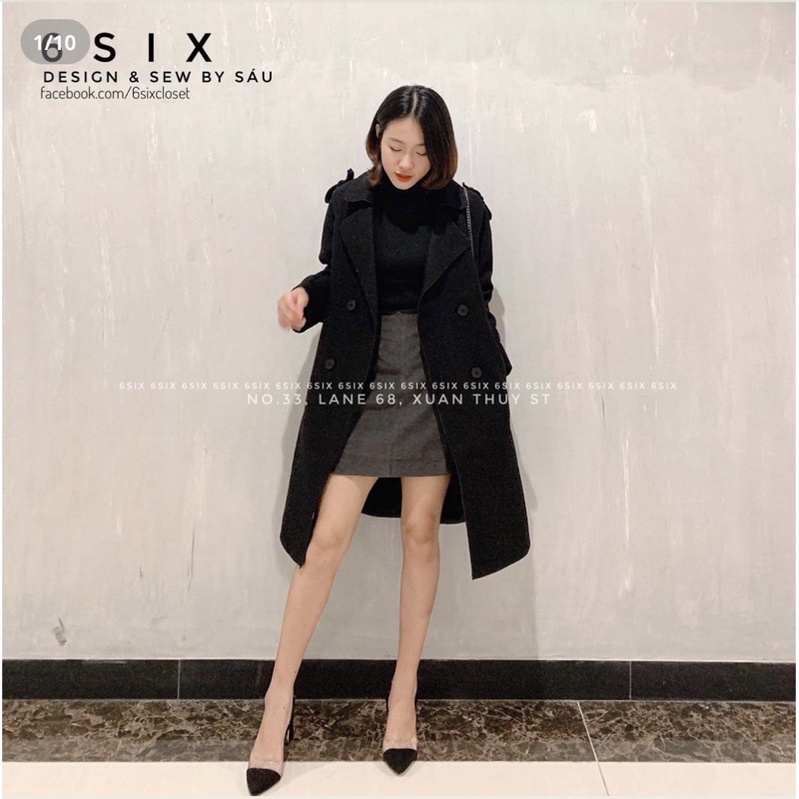 Áo khoác mangto brand 6six siêu đẹp