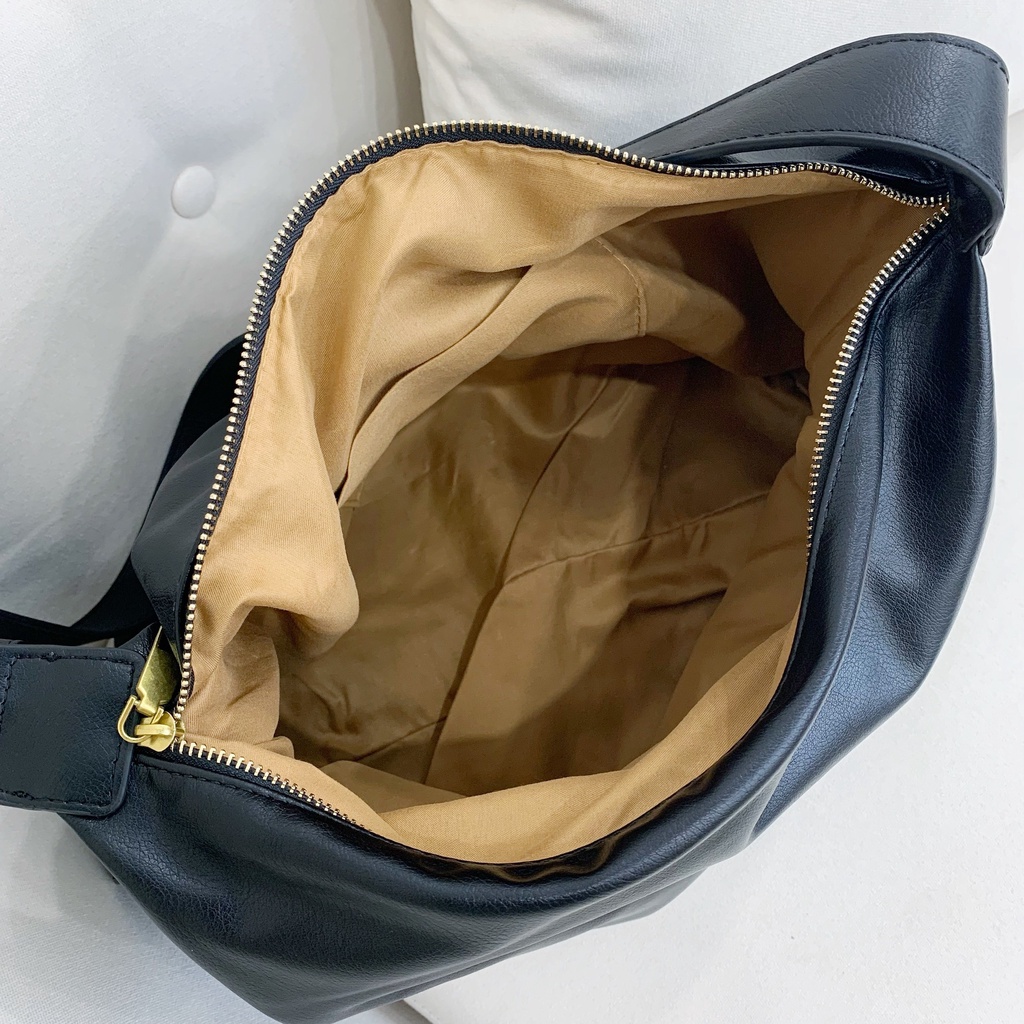 Túi đeo chéo da quai lớn Unisex đựng laptop 14 inch