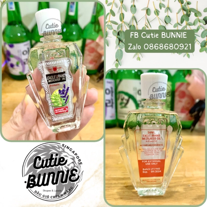 Dầu gió trắng Sing Lavender   date 2027 / Dầu gió Oải hương / Hàng nội địa Singapor