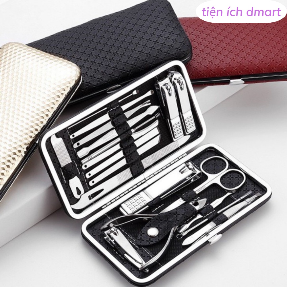 bộ dụng cụ làm móng chăm sóc cơ thể 12 món