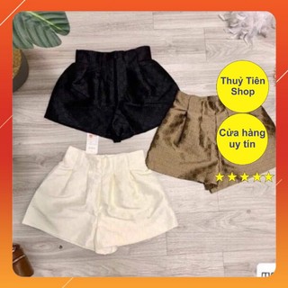 Quần Short Phồng Dập Ly Họa Tiết, Quần short phồng dập nổi MS 8615 ( cực kỳ giữ dáng)