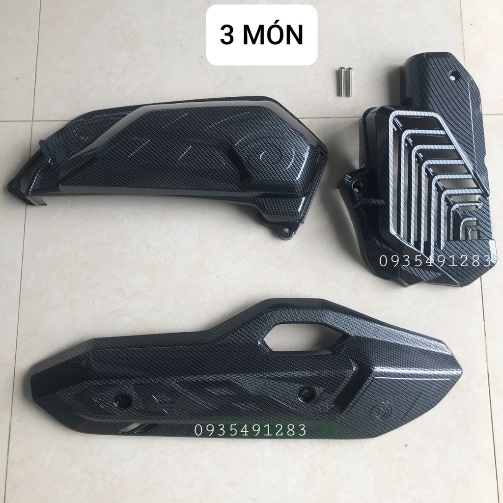 Ốp Pô E, Lọc Gió Airblade 2022-2023 125/160cc, Phụ Kiện Trang Trí AB Air Blade, đồ chơi xe