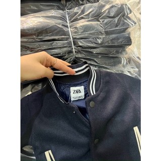 áo khoác dạ bomber cho bé trai