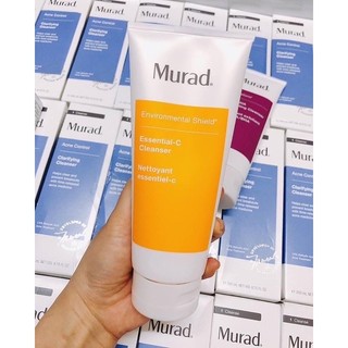 Set Sữa rửa mặt và tinh chất dưỡng Murad Environment Shield Essential-C Cleanse & Rapid Dark Spot Correcting Serum