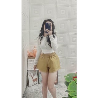 [CÓ SẴN]  Quần Sooc Phồng Tafta Cạp Chun Thoải Mái