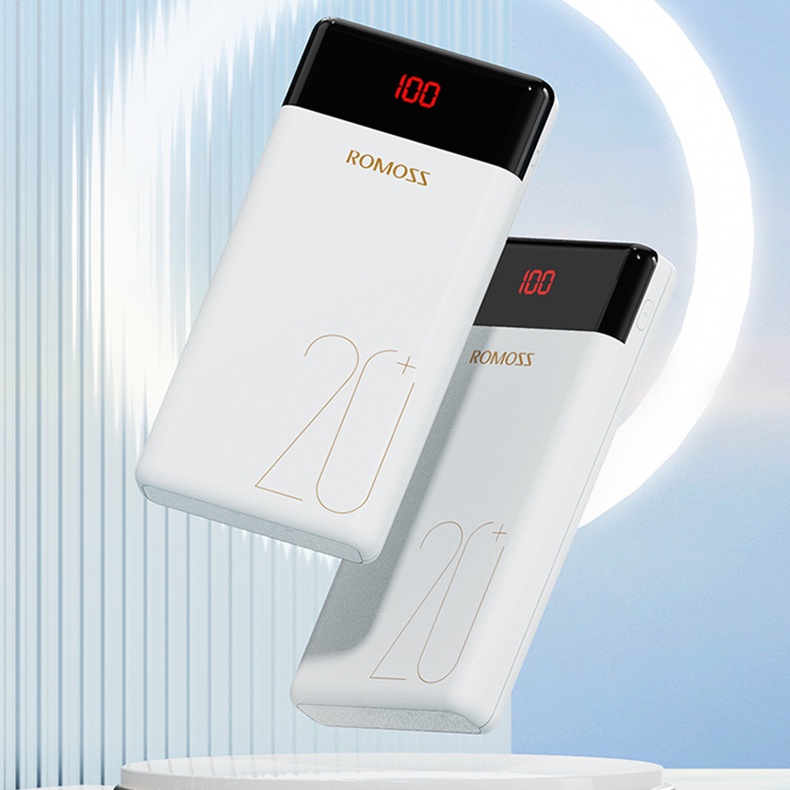 Pin dự phòng sạc nhanh Romoss LT20 Pro dung lượng 20000mAh - hỗ trợ QC 18W và PD 18W