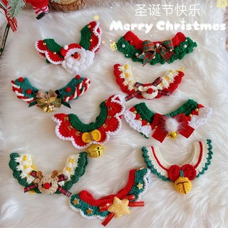 Khăn quàng cổ họa tiết giáng sinh cho thú cưng