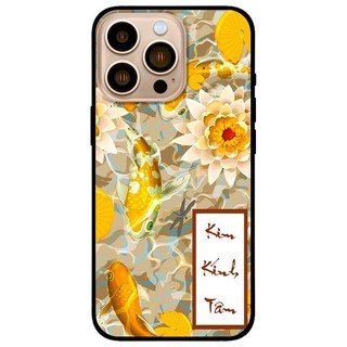 Ốp lưng dành cho iPhone 13 Pro Max - iPhone 14 - 14 Plus - 14 Pro - 14 Pro Max - iPhone Khác mẫu Cá Koi  Kim