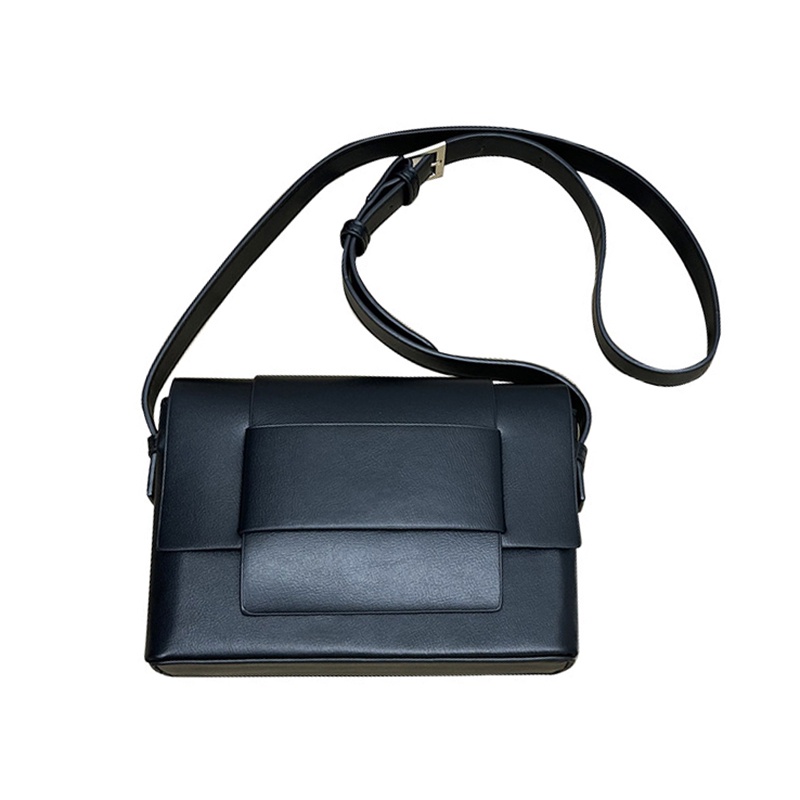 Túi đeo chéo IELGY da PU mềm mại phong cách Hàn Quốc thời trang đơn giản dành cho nữ