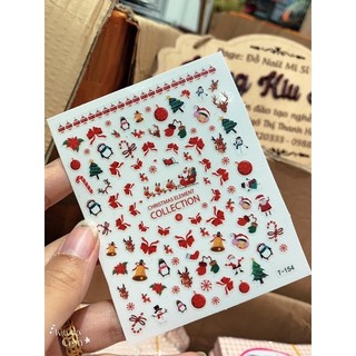 [HANGKIU] HÌNH DÁN NOEL ( GIÁNG SINH ) SIÊU KUTE NAILS
