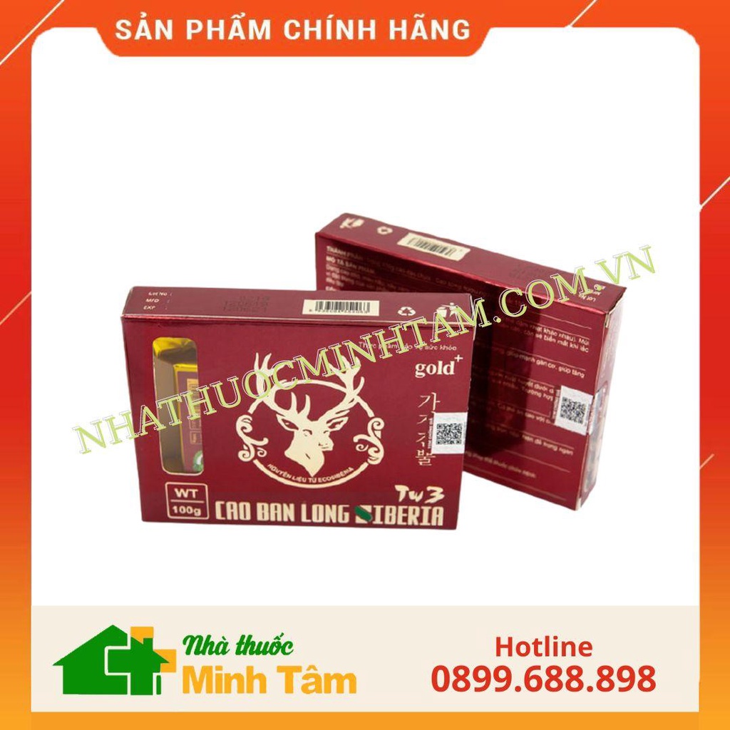 Thực phẩm chức năng Cao Ban Long Siberia Tw3 - Hỗ Trợ Tăng Cường Sức Khỏe Cho Cơ Thể