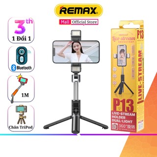 Gậy selfie Bluetooth nhỏ gọn có đèn - Chân Tripod Remax P13