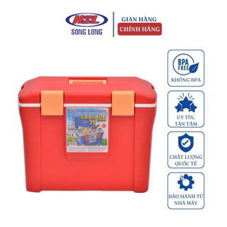 Thùng giữ nhiệt 20l song long thiết kế 2 lớp giữ nhiệt độ lạnh tuyệt đối 38x27x32 cm