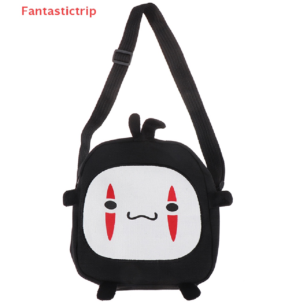 [Fantastictrip] Túi Đeo Chéo Vai Hình Vô Diện Spirited Away Có Thể Điều Chỉnh Dây Đeo Hóa Trang Anime Mới