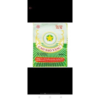 cao sao vàng 3g combo 5 lọ