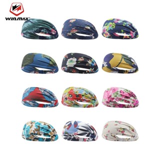 Băng Đô Co Giãn Bản Rộng In Họa Tiết Hoa Hỗ Trợ Luyện Tập Thể Thao / yoga / Chạy Bộ Cho Nữ