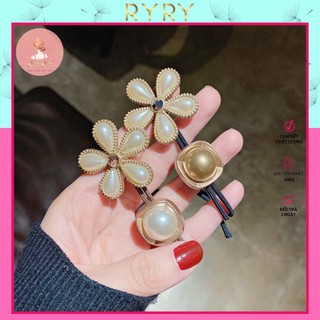 Dây Cột Tóc Hoa Ngọc Xinh Xắn Cho Nữ