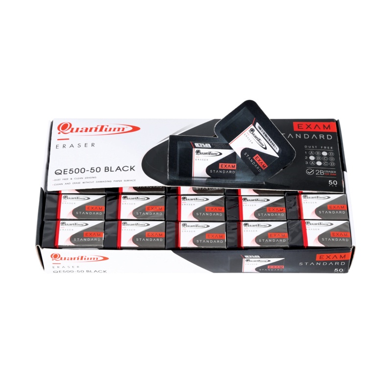 Gôm tẩy bút chì QuanTum QE600-50 đen