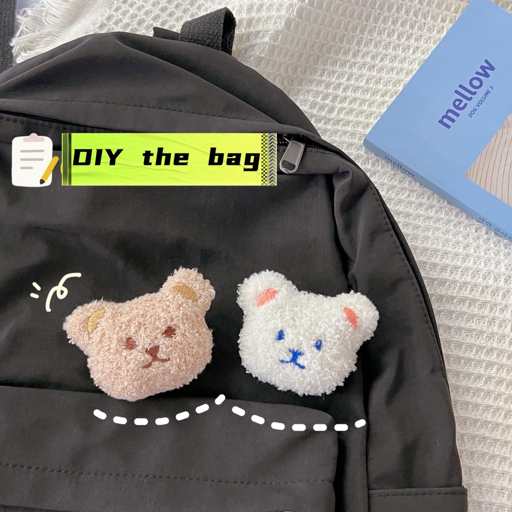 Ghim Cài Áo Hình Gấu Bông Hoạt Hình Đáng Yêu Dành Cho Bé Gái